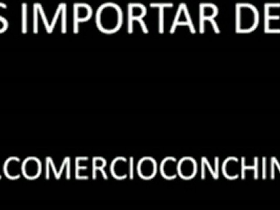 importar de china