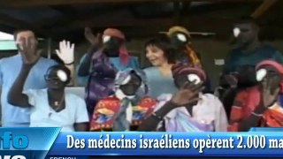 Des médecins israéliens opèrent 2.000 malades