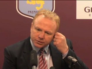 Villa - McLeish deluso dal pari