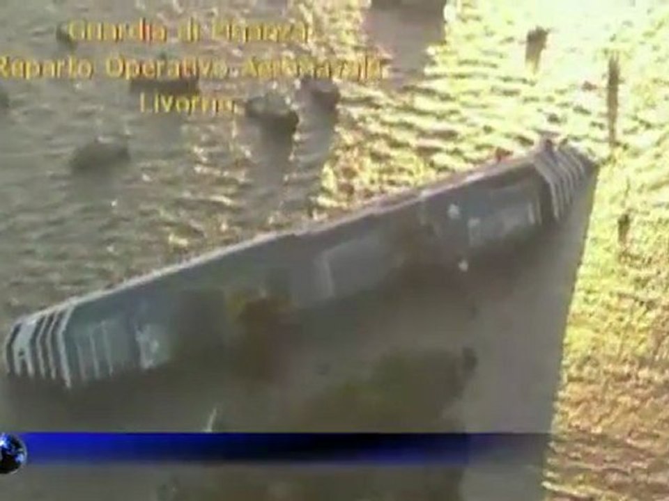 De nouvelles images du naufrage du "Costa Concordia"
