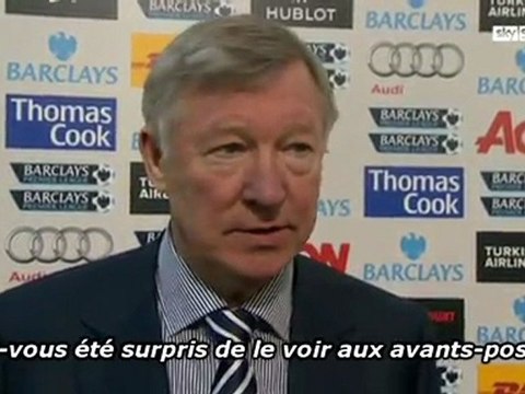Ferguson et l'instinct de buteur de Scholes