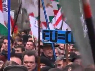 Hungarian right demands EU exit