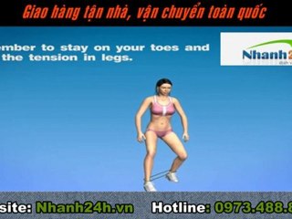 Hướng dẫn tập thể dục - Bài tập hông và đùi 2 - Nhanh24h.vn