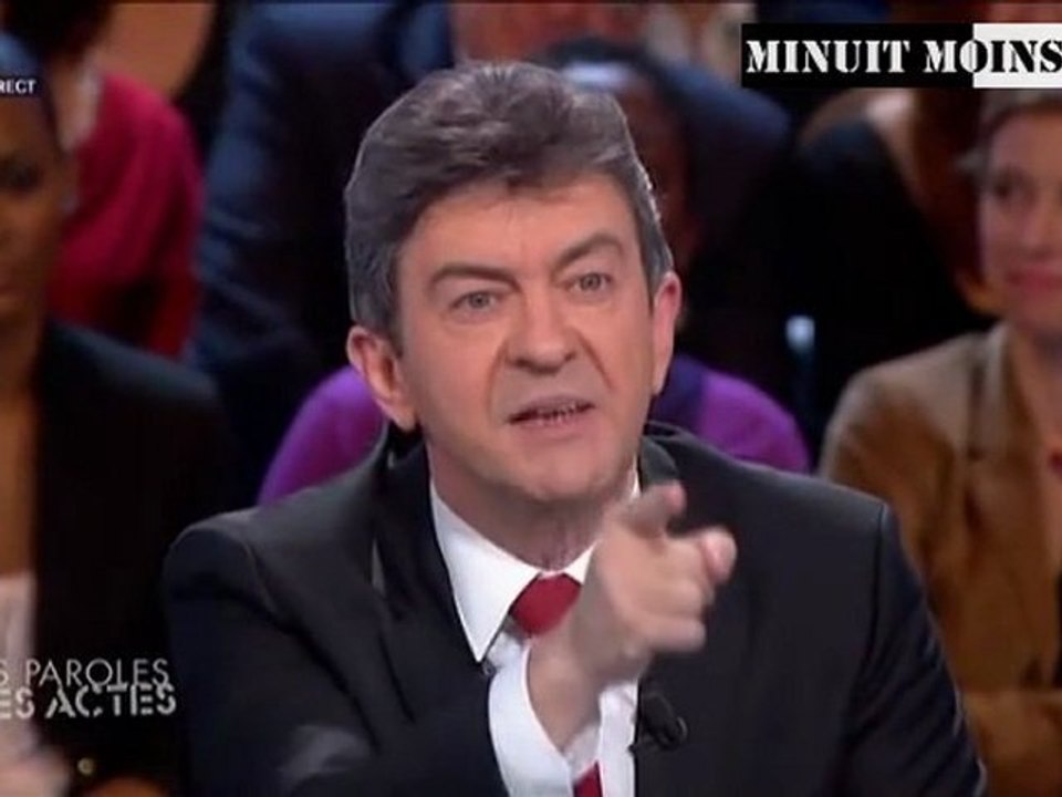 Mélenchon - Les médias fabriquent la mode Le Pen - 12/01/2012 - Paroles et actes - France 2