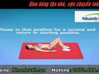 Hướng dẫn tập thể dục - Bài tập hông 1 - Nhanh24h.vn