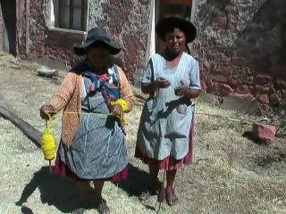 El Terrado Potosi Bolivie - Tissage - 2010