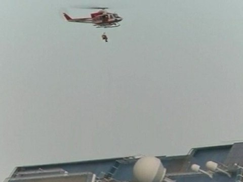 Crew member airlifted from Italian cruise ship