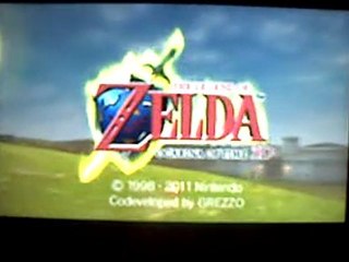 zelda ocari of time 3d parti 1 le village cociri