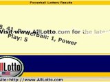 Powerball Lottery Drawing Results for January 14, 2012