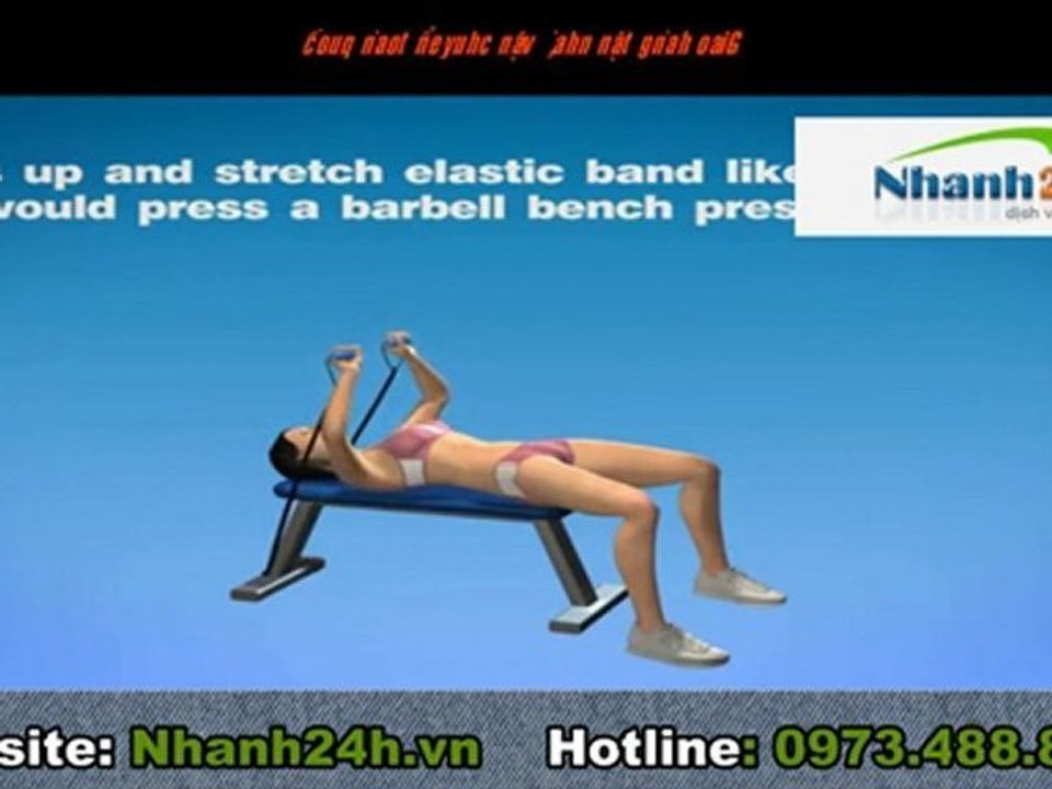 Hướng dẫn tập thể dục - Bài tập ngực 6 - Nhanh24h.vn