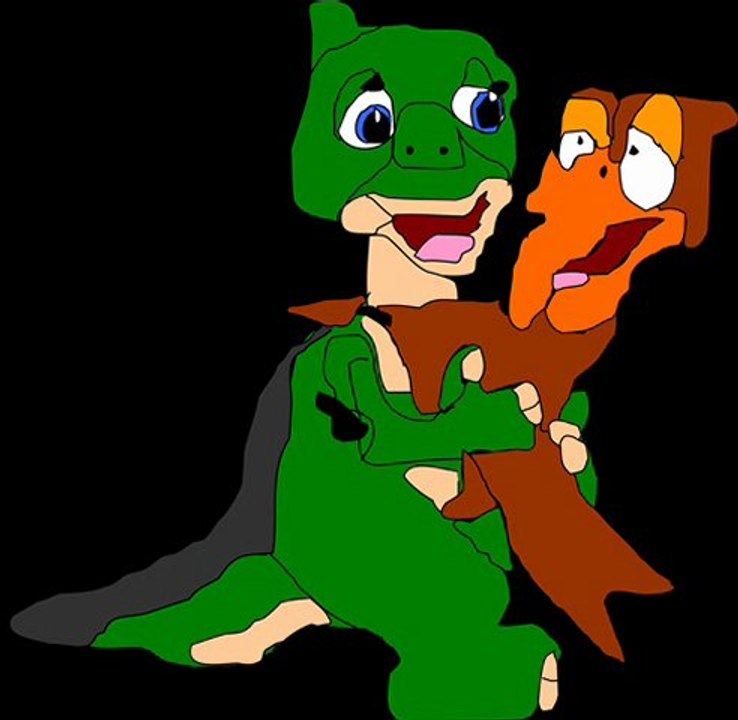 TRANSPATONOX - The Land before Time In einem Land vor unserer Zeit Ducky und Petrie 13 (Transparent)