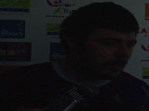 Réaction Franck Montanella après CSBJ-Carcassonne