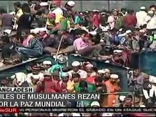 Termina celebración religiosa de musulmanes en Bangladesh