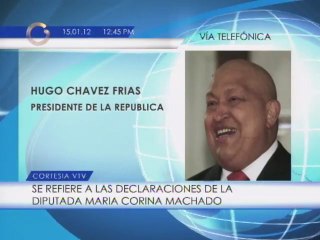 Chávez critica "atropello" de  diputada Machado