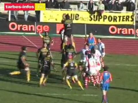 Rugby Pro D2 Tarbes (TPR) - Mont de Marsan (SMR) 15 janvier 2012