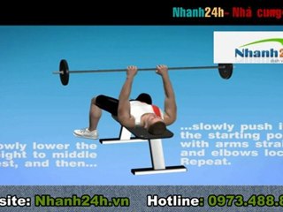 Tập thể dục, tập thể hình - Bài tập tạ 3 - Nhanh24h.vn