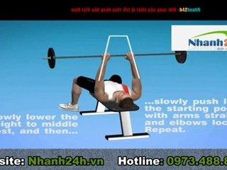 Tập thể dục, tập thể hình - Bài tập tạ 4 - Nhanh24h.vn