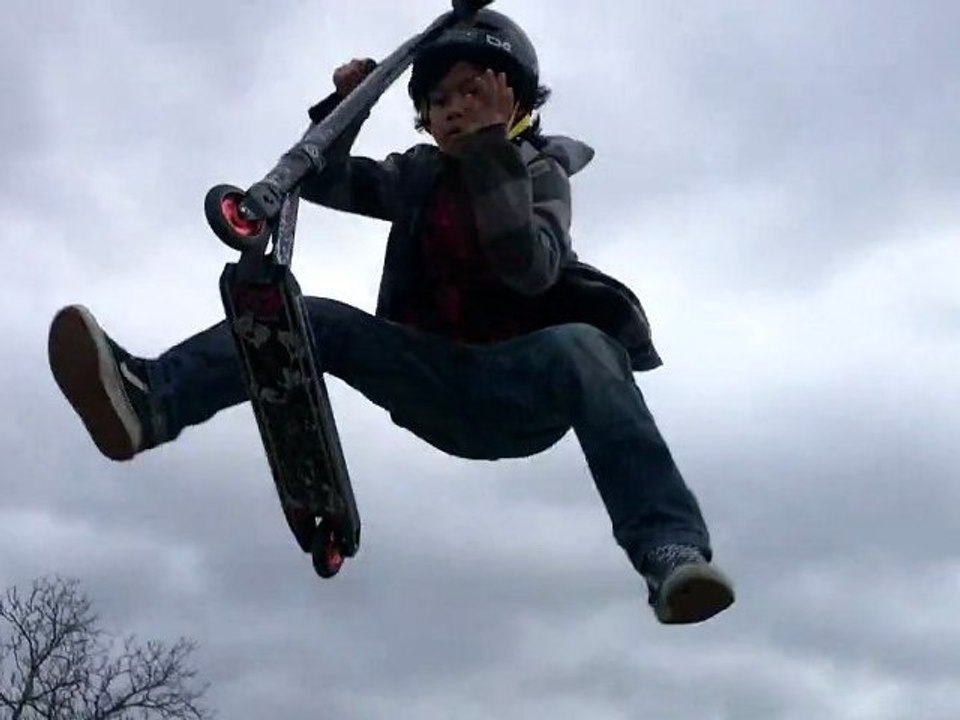 grab trotinette freestyle