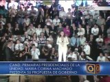 María Corina Machado presentó la Gran Alianza Nacional