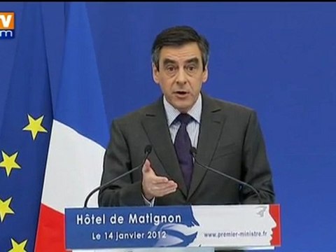 François Fillon : la perte du triple A ne doit pas être dramatisée