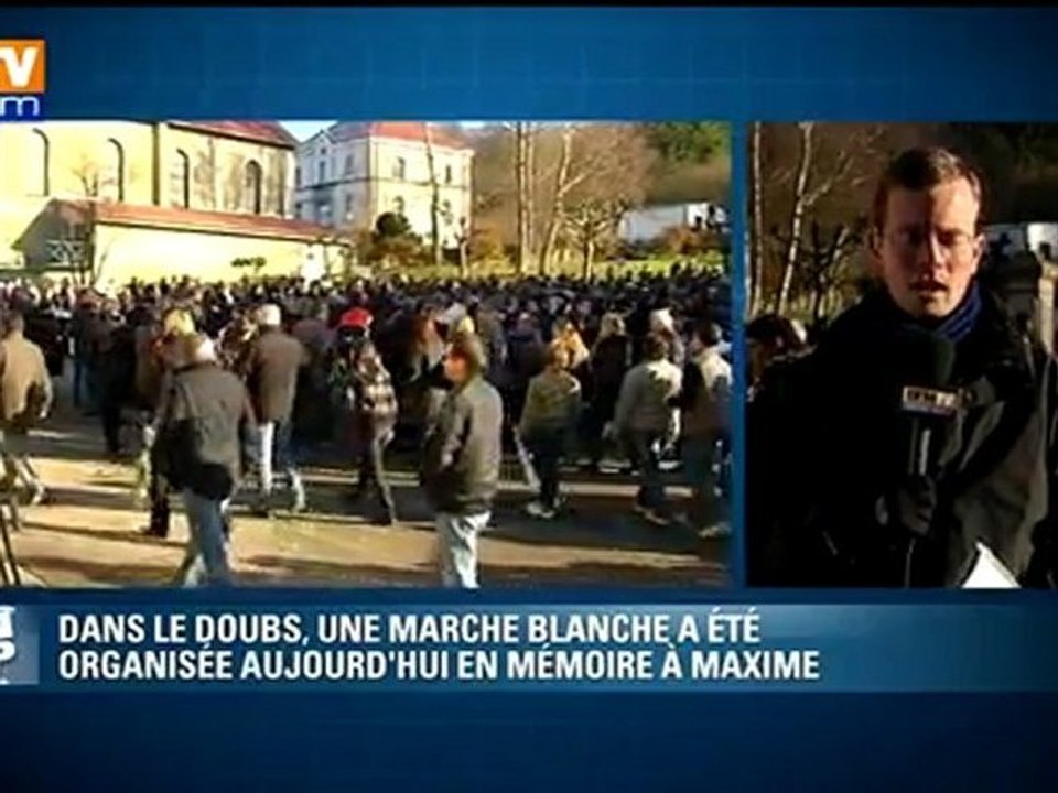Doubs : une marche blanche en mémoire de Maxime