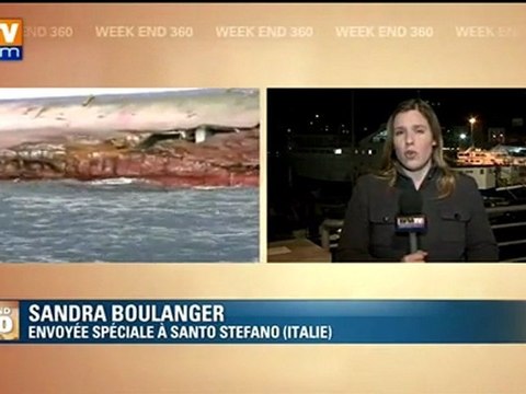 Italie : les secours recherchent toujours des passagers naufragés du Costa Concordia