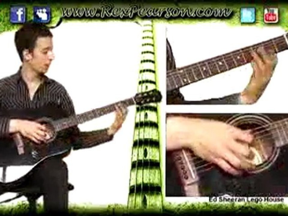 Ed Sheeran Lego House Guitar Lesson tutorial song