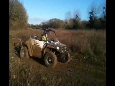 Camille, premier essai du Polaris 800 RZR-S