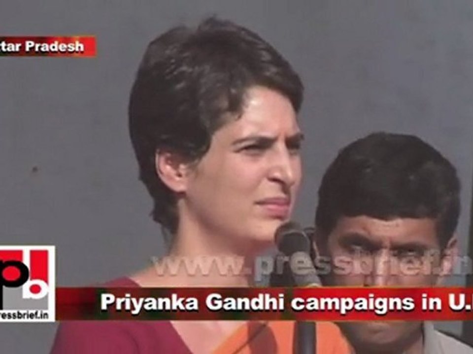 Priyanka Gandhi Election Campaigns in U.P. Part 44