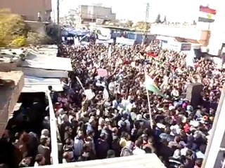 فري برس   قامشلو جمعة المنطقة العازلة مطلبنا 2 12 2011