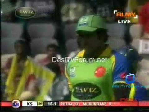 Kerala Strikers vs Chennai Rhinos-Kerala Strikers Inning-03-04