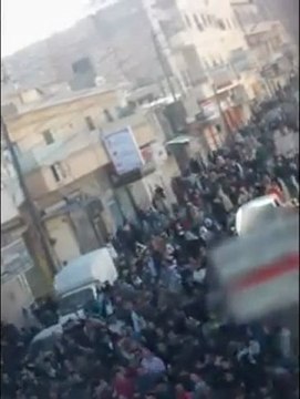 فري برس مظاهرة بحلب الباب جمعة المنطقة العازلة مطلبنا 2 12 2011 ج2