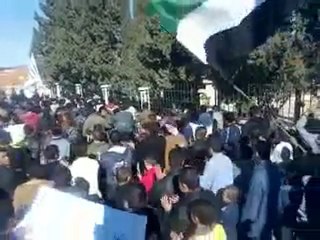 فري برس   ادلب الدير الشرقي جمعة المنطقة العازلة مطلبنا2 12 2011
