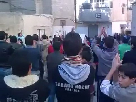 فري برس حماة العليليات مظاهرة في جمعة المنطقة العازلة مطلبنا 2 12 2011