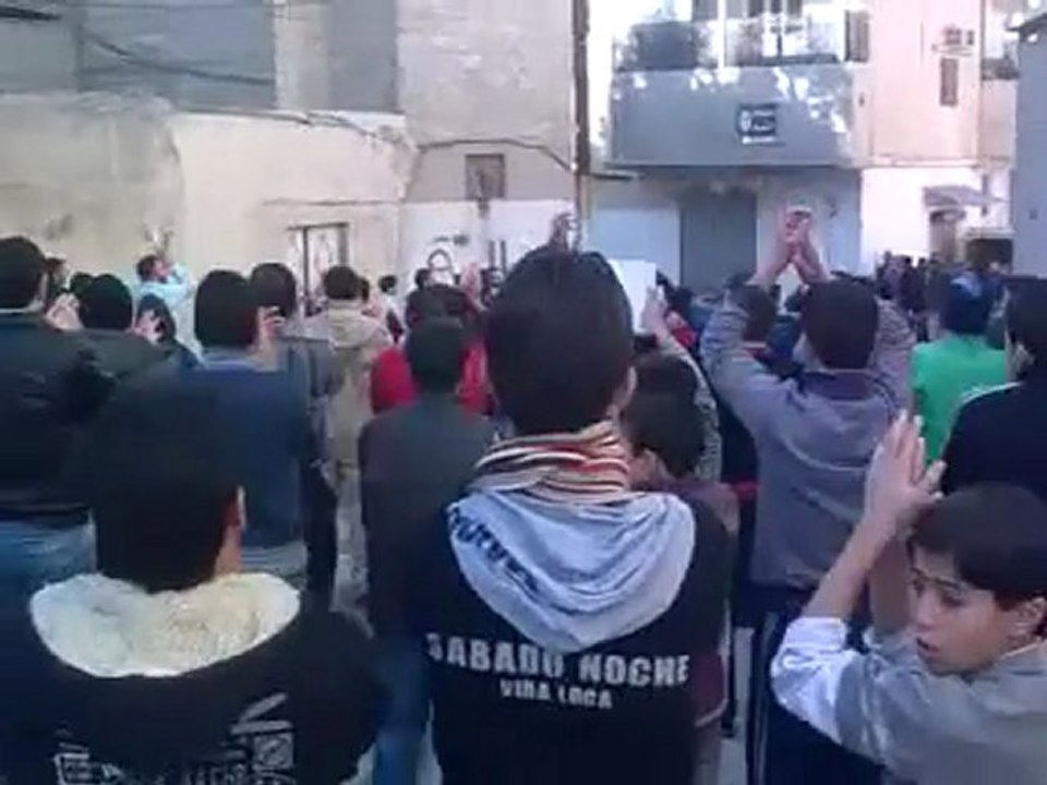 فري برس   حماة العليليات مظاهرة في جمعة المنطقة العازلة مطلبنا 2 12 2011