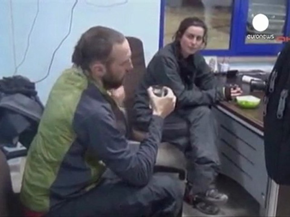 Two-wheeled tourists saved from freezing in Turkey