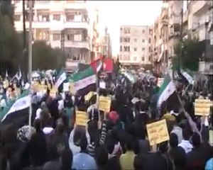فري برس   حمص القصور مظاهرة احرااار وحرااائر القصور 4 12 2011 ج1