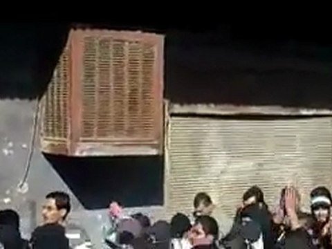 فري برس دمشق جوبر تنتفض في تشيييع الشهيد مهدي العسلي 4 12 2011