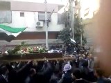 فري برس    ريف دمشق دوما    تشيع الشهيد المجند ضياء الرز 4 12 2011