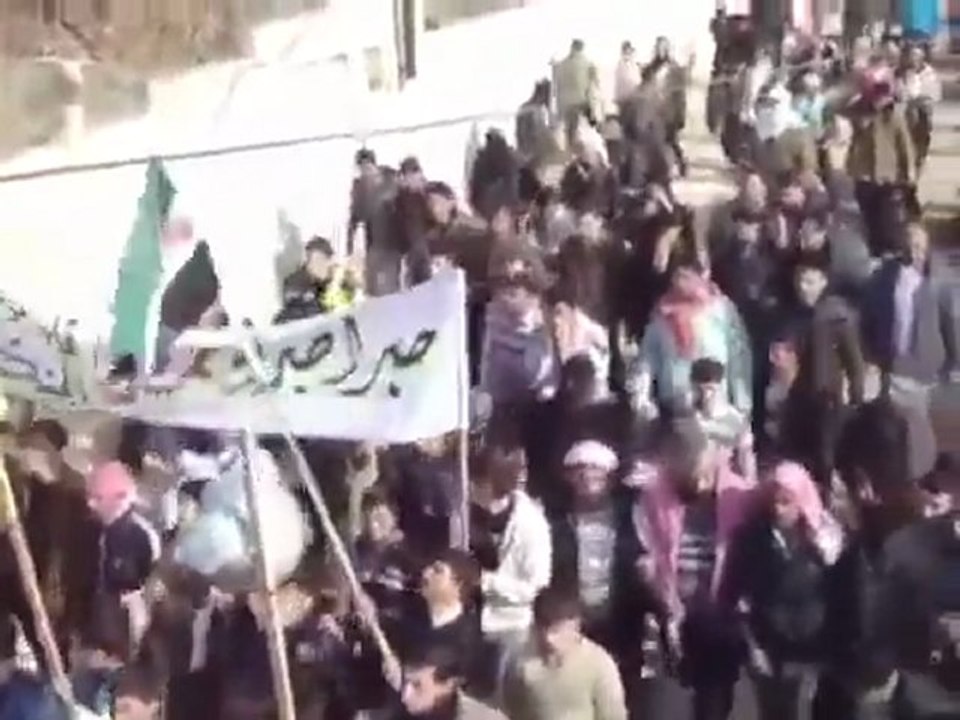 فري برس   حلب   تل رفعت   مظاهرة نصرة لريف حلب 5 12 2011