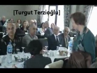 Turgut Terzioğlu'nun  Konuşması  ve anı