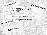 java assignment help, java homework help, expertsmind.com
