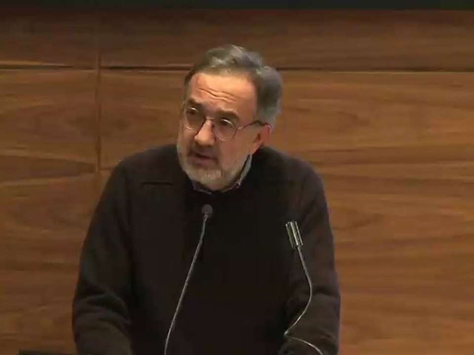 Autosital - Discours de Sergio Marchionne à l'Université du Michigan (1/3)