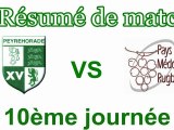 Résumé vidéo Peyrehorade Sport Rugby / Pays Medoc