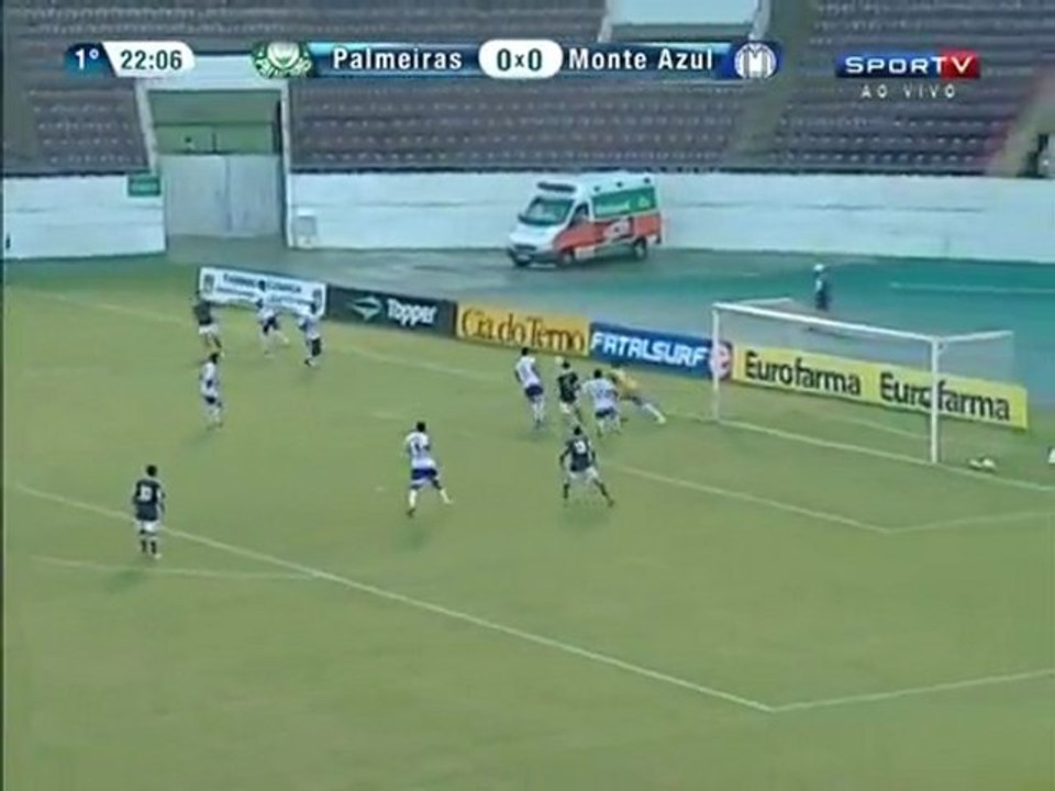 Palmeiras 2x0 Monte Azul - 1º Tempo