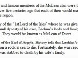 Mary Rose Mclean - History of the name McLean