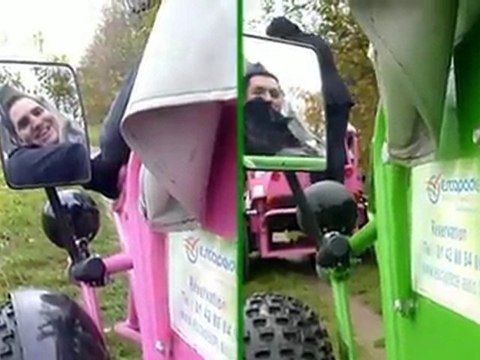 Balade personnes handicapées en Modul'évasion avec ESCAPADE Liberté Mobilité au Bois de Vincennes