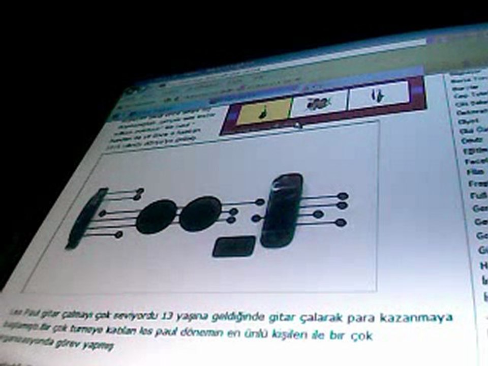 içerim ben bu akşam gitar (google)