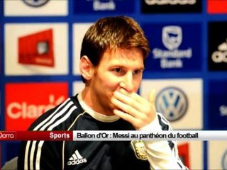 Ballon d'Or  Messi au panthéon du football
