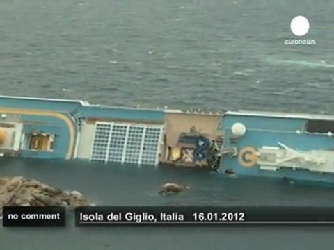 Recherches après l'accident du Costa Concordia - no comment